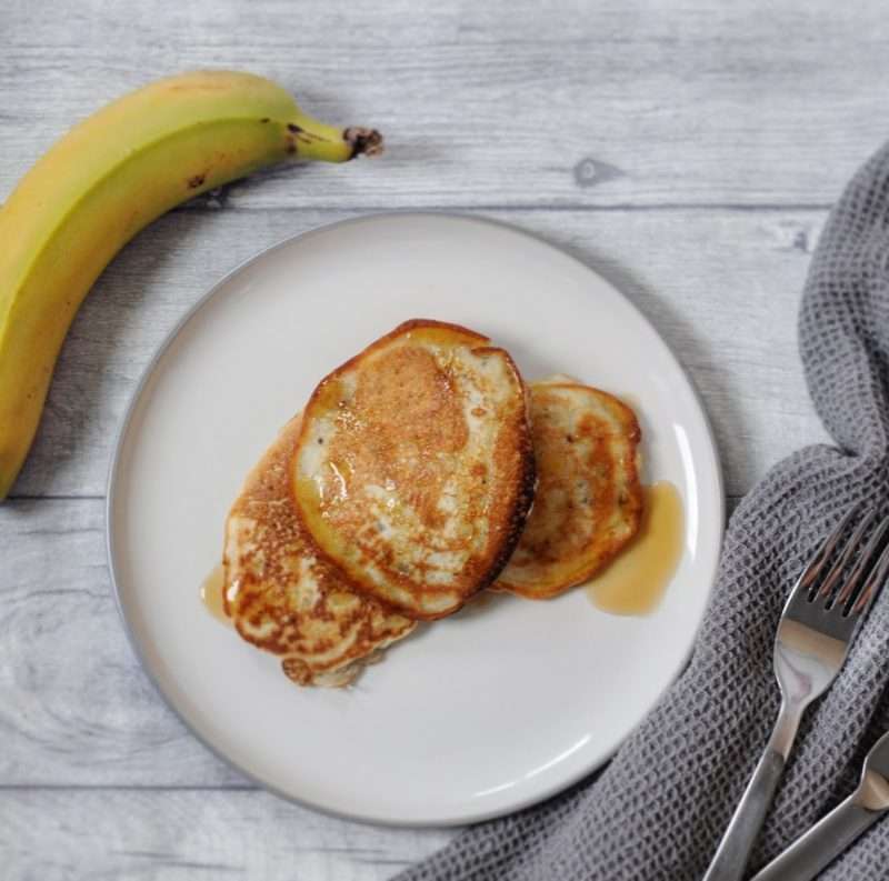 Low FODMAP Banana Pancakes